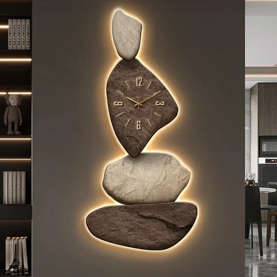 “Luxury Modern Wall Clock – Large Silent Living Room Wall Decor, Unique Minimalist Design Reloj de Pared for Home & Office” - RELUX.STORE