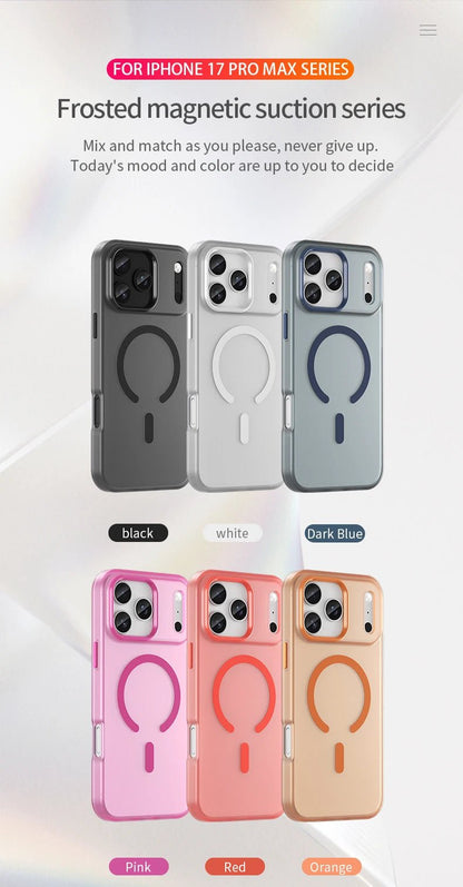 "Luxury Ultra - Thin Soft Silicone MagSafe Case for iPhone 17 / 17 Pro / 17 Pro Max / 17 Plus – Wireless Charging Magnetic Jelly Cover" - RELUX.STORE