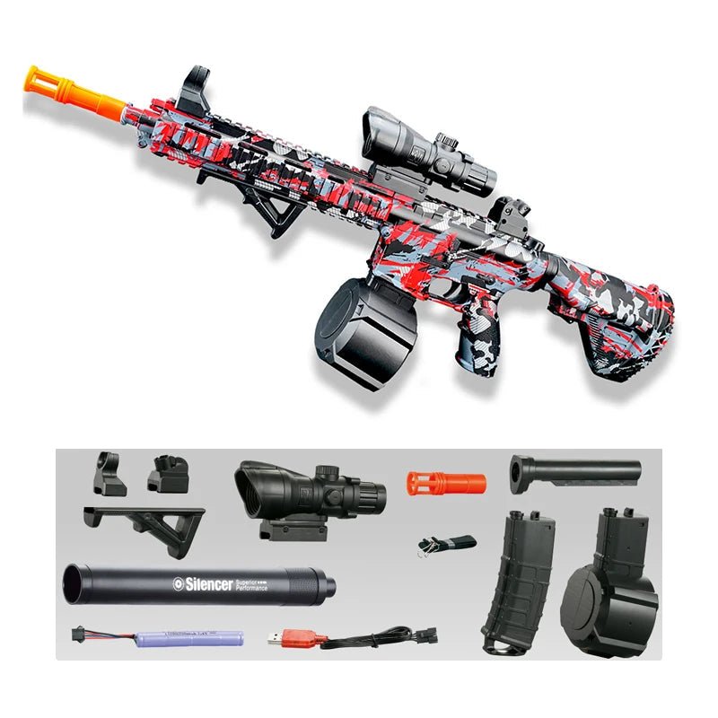 “M416 Electric Gel Blaster Toy – Outdoor Shooting Gun for Kids, Interactive Parent - Child Water & Gel Bullet Game” - RELUX.STORE