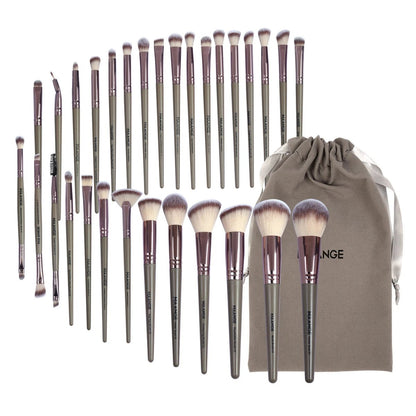 MAANGE 30pcs Professional Makeup Brush Set Foundation Concealers Eye Shadows Powder Blush Blending Brushes Beauty Tools with Bag - RELUX.STORE