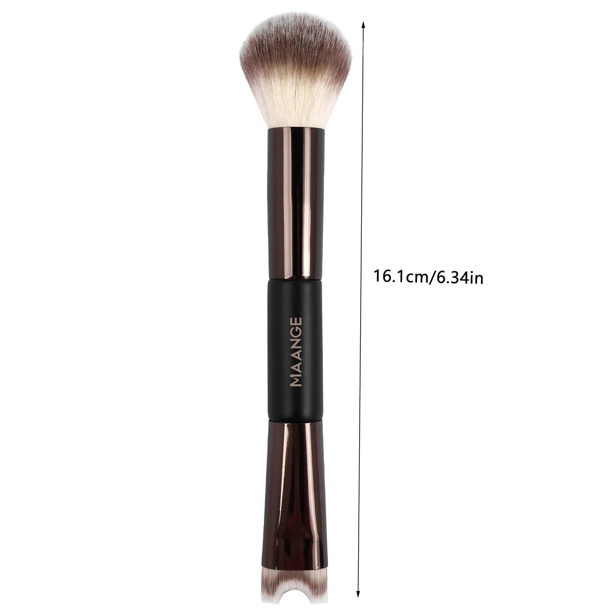 MAANGE Nose Contour U - Shaped Makeup Brush for Sculpting And Defining Double Head Foundation Highlighter Brush Nose Shadow Brush - RELUX.STORE