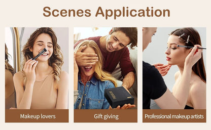 MAANGE Professional Gift Box 25 Pieces Makeup Brushes Kit Face Eye Beauty Brushes For Foundation Conceal Eyeshadow Contour Brush - RELUX.STORE