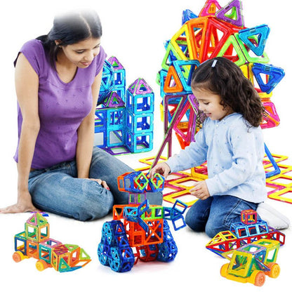 “Magnetic Building Blocks Set – DIY Construction Toys for Kids | Creative Designer Magnet Blocks Educational STEM Learning Gift for Children” - RELUX.STORE