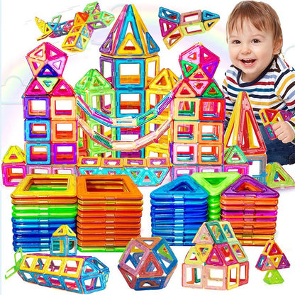 “Magnetic Building Blocks Set – DIY Construction Toys for Kids | Creative Designer Magnet Blocks Educational STEM Learning Gift for Children” - RELUX.STORE