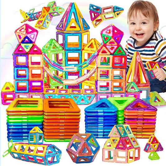 “Magnetic Building Blocks Set – DIY Construction Toys for Kids | Creative Designer Magnet Blocks Educational STEM Learning Gift for Children” - RELUX.STORE