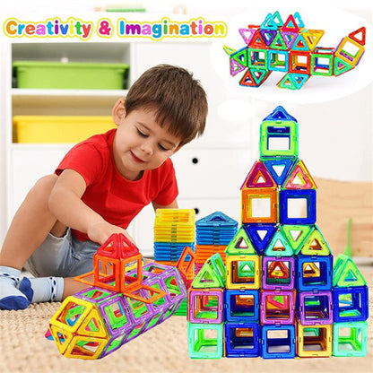 “Magnetic Building Blocks Set – DIY Construction Toys for Kids | Creative Designer Magnet Blocks Educational STEM Learning Gift for Children” - RELUX.STORE