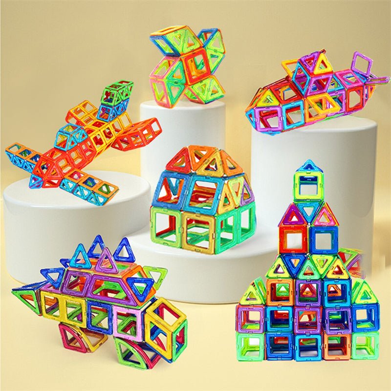“Magnetic Building Blocks Set – DIY Construction Toys for Kids | Creative Designer Magnet Blocks Educational STEM Learning Gift for Children” - RELUX.STORE