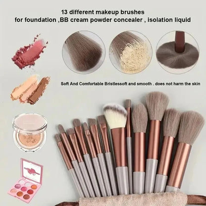 Makeup Brush Set Soft Fluffy Professiona Cosmetic Foundation Powder Eyeshadow Kabuki Blending Make Up Brush Beauty Tool Makeup - RELUX.STORE