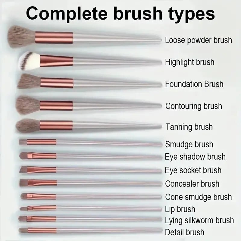 Makeup Brush Set Soft Fluffy Professiona Cosmetic Foundation Powder Eyeshadow Kabuki Blending Make Up Brush Beauty Tool Makeup - RELUX.STORE