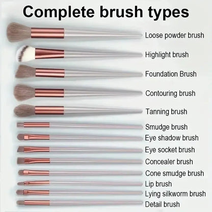 Makeup Brush Set Soft Fluffy Professiona Cosmetic Foundation Powder Eyeshadow Kabuki Blending Make Up Brush Beauty Tool Makeup - RELUX.STORE