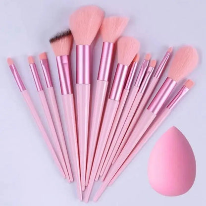 Makeup Brush Set Soft Fluffy Professiona Cosmetic Foundation Powder Eyeshadow Kabuki Blending Make Up Brush Beauty Tool Makeup - RELUX.STORE