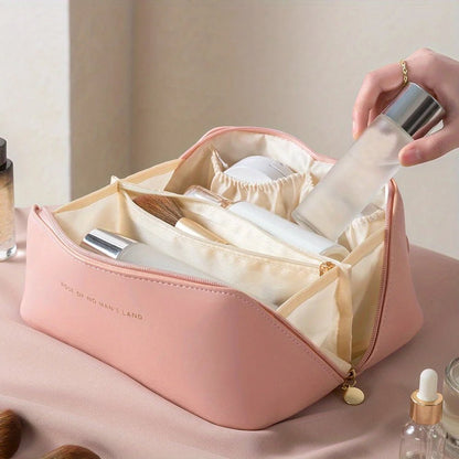 Makeup Organizer Female Toiletry Kit Bag Make Up Case Storage Pouch Luxury Lady Box, Cosmetic Bag, Organizer Bag For Travel Zip - RELUX.STORE