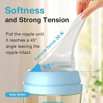 MAMIJOY 160/240ML PPSU Baby Bottle Double Handle Infant Drop - proof Baby Wide - caliber Milk Bottle Newborn Feeding Bottle BPA Free - RELUX.STOREMAMIJOY 160/240ML PPSU Baby Bottle Double Handle Infant Drop - proof Baby Wide - caliber Milk Bottle Newborn Feeding Bottle BPA Free