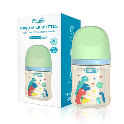 MAMIJOY 160/240ML PPSU Baby Bottle Double Handle Infant Drop - proof Baby Wide - caliber Milk Bottle Newborn Feeding Bottle BPA Free - RELUX.STOREMAMIJOY 160/240ML PPSU Baby Bottle Double Handle Infant Drop - proof Baby Wide - caliber Milk Bottle Newborn Feeding Bottle BPA Free