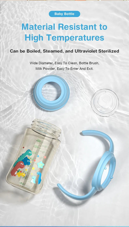 MAMIJOY 160/240ML PPSU Baby Bottle Double Handle Infant Drop - proof Baby Wide - caliber Milk Bottle Newborn Feeding Bottle BPA Free - RELUX.STOREMAMIJOY 160/240ML PPSU Baby Bottle Double Handle Infant Drop - proof Baby Wide - caliber Milk Bottle Newborn Feeding Bottle BPA Free