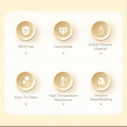 MAMIJOY 160/240ML PPSU Baby Bottle Double Handle Infant Drop - proof Baby Wide - caliber Milk Bottle Newborn Feeding Bottle BPA Free - RELUX.STOREMAMIJOY 160/240ML PPSU Baby Bottle Double Handle Infant Drop - proof Baby Wide - caliber Milk Bottle Newborn Feeding Bottle BPA Free