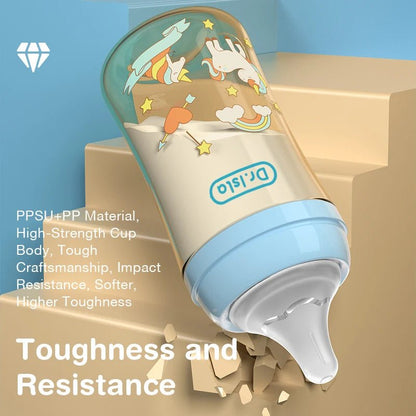 MAMIJOY 160/240ML PPSU Baby Bottle Double Handle Infant Drop - proof Baby Wide - caliber Milk Bottle Newborn Feeding Bottle BPA Free - RELUX.STOREMAMIJOY 160/240ML PPSU Baby Bottle Double Handle Infant Drop - proof Baby Wide - caliber Milk Bottle Newborn Feeding Bottle BPA Free