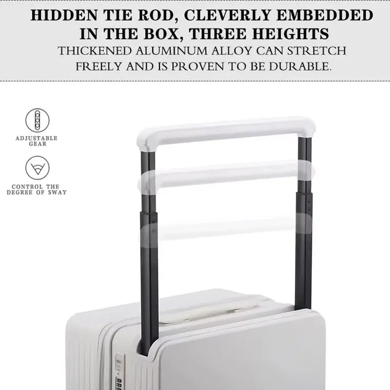 Manufactory PC Travel Trolley Case Durable Men Combination Case Small Size Boarding Case Luggage Suitcase with USB - RELUX.STOREManufactory PC Travel Trolley Case Durable Men Combination Case Small Size Boarding Case Luggage Suitcase with USB