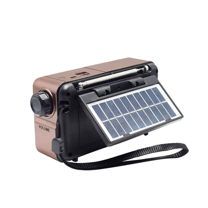 MD - 499 Wireless Bluetooth Speaker MP3 Playback FM Radio Solar Charging Emergency power outage Radio Full Band High Sensitivity - RELUX.STORE