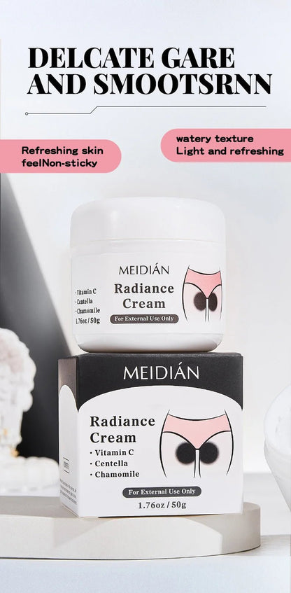 MEDIAN Radiance Cream For Body Brightening Elbows Knees Underarms Dark Spot Corrector Vitamin C Moisturizing Korean Skincare - RELUX.STORE
