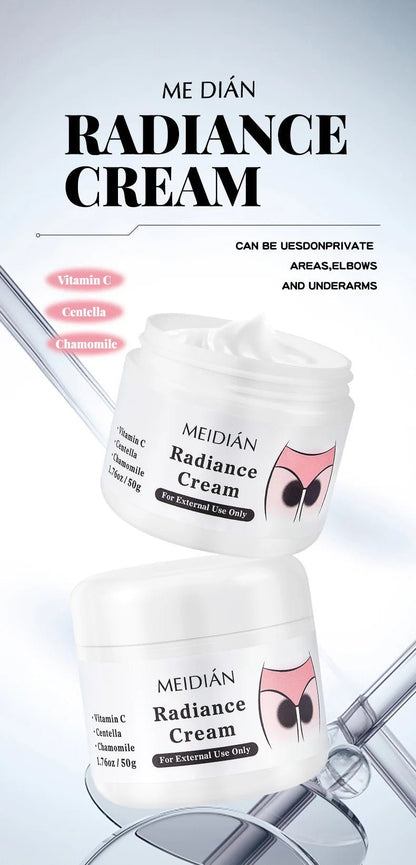 MEDIAN Radiance Cream For Body Brightening Elbows Knees Underarms Dark Spot Corrector Vitamin C Moisturizing Korean Skincare - RELUX.STORE