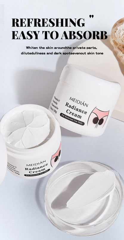 MEDIAN Radiance Cream For Body Brightening Elbows Knees Underarms Dark Spot Corrector Vitamin C Moisturizing Korean Skincare - RELUX.STORE