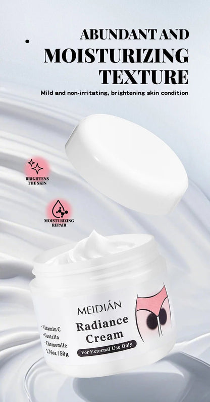 MEDIAN Radiance Cream For Body Brightening Elbows Knees Underarms Dark Spot Corrector Vitamin C Moisturizing Korean Skincare - RELUX.STORE