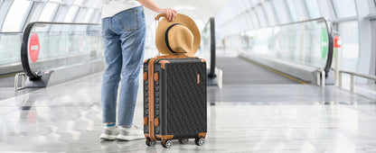 Melalenia Luggage Sets 7 Piece Hard Shell Carry on Suitcase with Spinner Wheels and TSA Lock, Lightweight Travel Duffel Bag - RELUX.STOREMelalenia Luggage Sets 7 Piece Hard Shell Carry on Suitcase with Spinner Wheels and TSA Lock, Lightweight Travel Duffel Bag