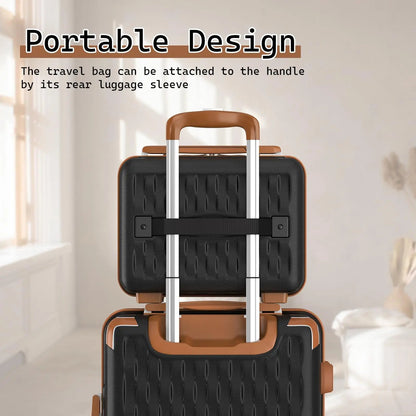 Melalenia Luggage Sets 7 Piece Hard Shell Carry on Suitcase with Spinner Wheels and TSA Lock, Lightweight Travel Duffel Bag - RELUX.STOREMelalenia Luggage Sets 7 Piece Hard Shell Carry on Suitcase with Spinner Wheels and TSA Lock, Lightweight Travel Duffel Bag