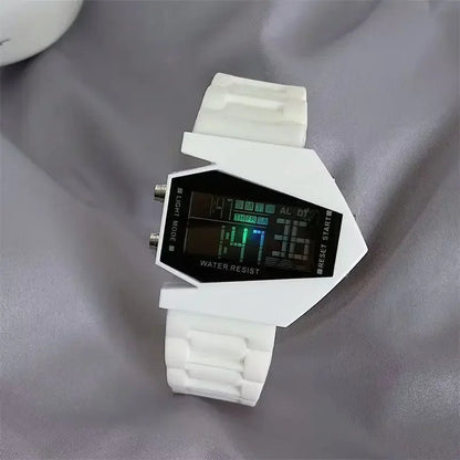 Men's and Women's Sports Couple Watches, Luminous Multi - functional Square Fighter Plane Watches, Men's Electronic Watches - RELUX.STORE
