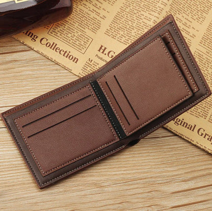 Men’s Bifold Leather Wallet – Credit Card, ID Holder & Billfold Purse, Slim Clutch for Everyday Use - RELUX.STORE