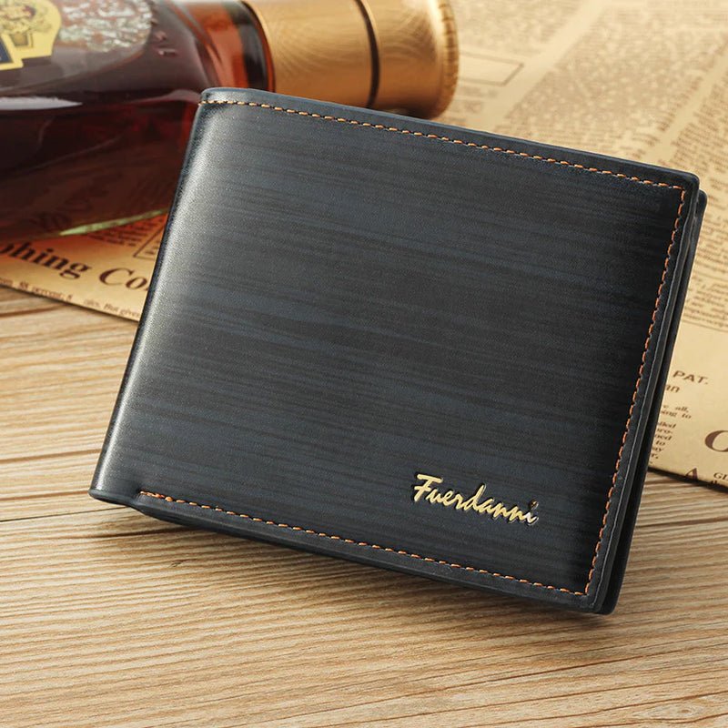 Men’s Bifold Leather Wallet – Credit Card, ID Holder & Billfold Purse, Slim Clutch for Everyday Use - RELUX.STORE