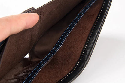 Men’s Bifold Leather Wallet – Credit Card, ID Holder & Billfold Purse, Slim Clutch for Everyday Use - RELUX.STORE