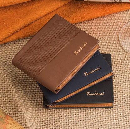 Men’s Bifold Leather Wallet – Credit Card, ID Holder & Billfold Purse, Slim Clutch for Everyday Use - RELUX.STORE