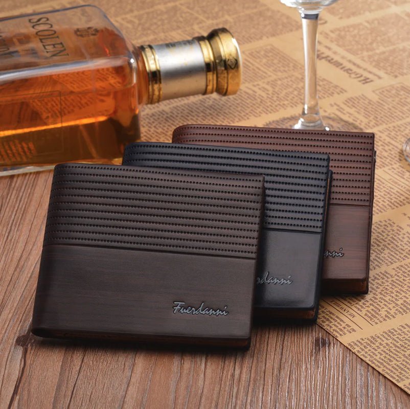 Men’s Bifold Leather Wallet – Credit Card, ID Holder & Billfold Purse, Slim Clutch for Everyday Use - RELUX.STORE