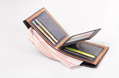 Men’s Bifold Leather Wallet – Credit Card, ID Holder & Billfold Purse, Slim Clutch for Everyday Use - RELUX.STORE