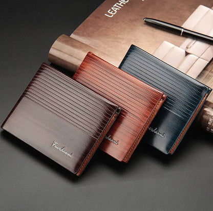 Men’s Bifold Leather Wallet – Credit Card, ID Holder & Billfold Purse, Slim Clutch for Everyday Use - RELUX.STORE