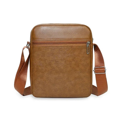 Men's Genuine Leather Crossbody Shoulder Bags High quality Tote Fashion Business Man Messenger Bag Leather Bags fanny pack - RELUX.STORE