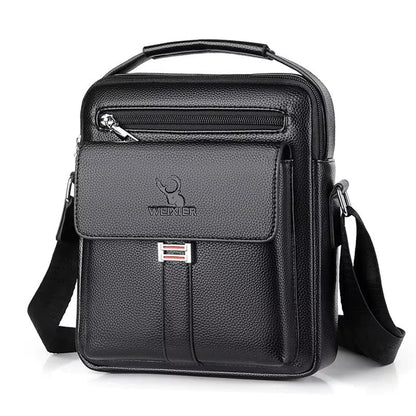 Men's Genuine Leather Crossbody Shoulder Bags High quality Tote Fashion Business Man Messenger Bag Leather Bags fanny pack - RELUX.STORE