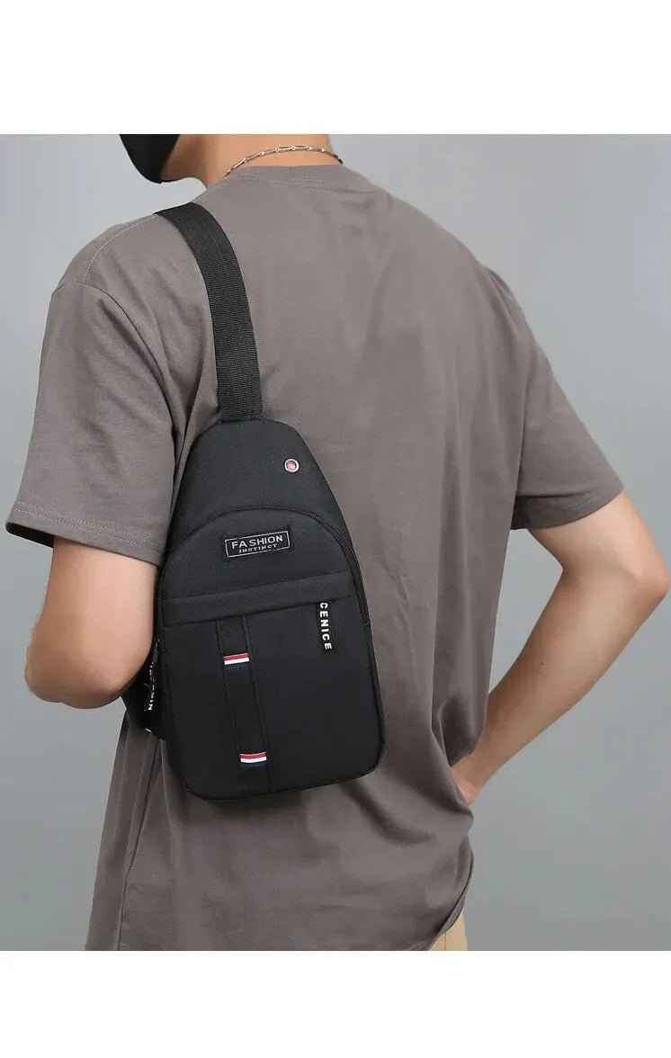 Men’s Lightweight Crossbody Shoulder Bag – Fashionable Minimalist Sling Bag with Large Capacity for Casual, Travel & Sports - RELUX.STORE