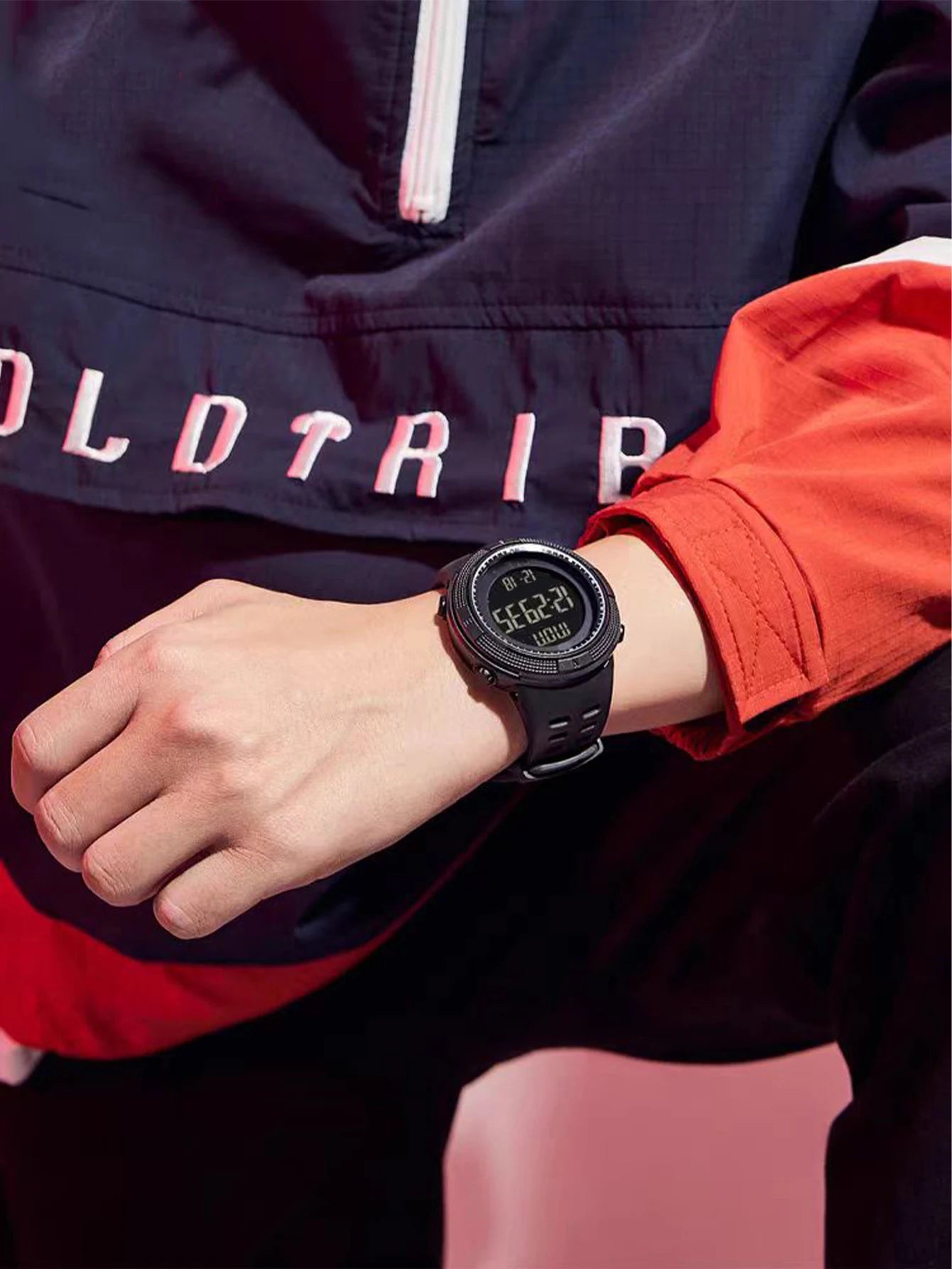 Men's sports watch, outdoor mountaineering and running digital countdown electronic men's watch, student's first choice LED cloc - RELUX.STORE