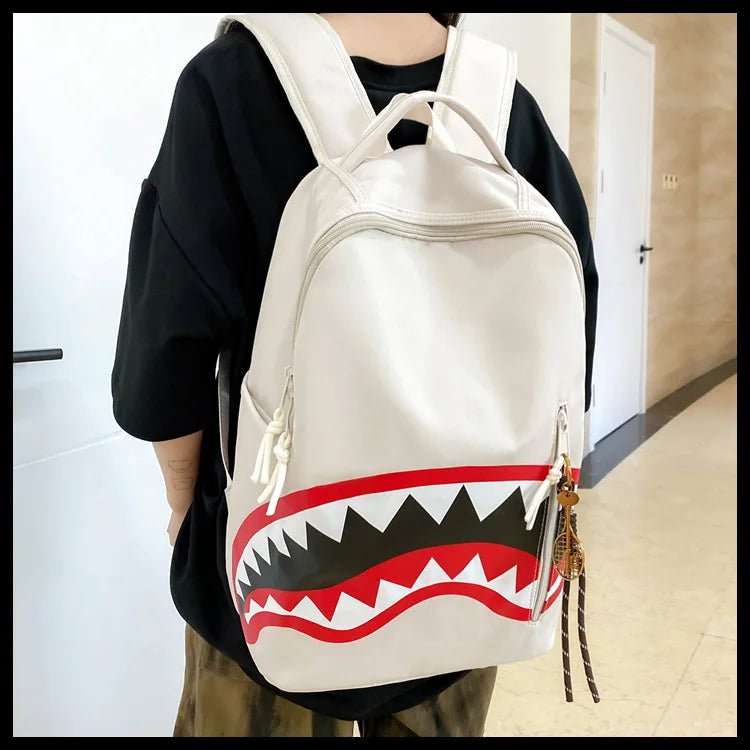 Men’s Tactical Shark - Mouth Backpack – Water - Resistant Travel Rucksack & Student Daypack for Hiking, College & Outdoor Adventures - RELUX.STORE