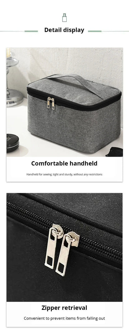 Men’s Toiletry Bag – Double - Layer Large Capacity Travel Cosmetic & Storage Bag | Portable Oxford Cloth Handbag for Business Trips - RELUX.STORE