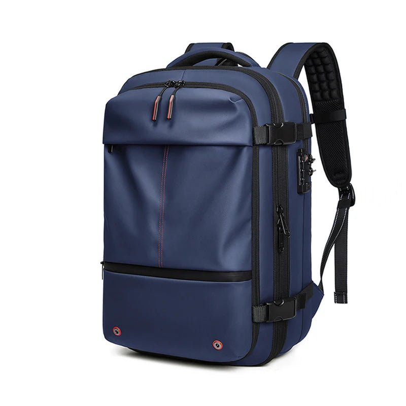 Men’s Travel & Business Backpack – 17” Laptop, Large Capacity School, Expanded Hiking & Vacuum Compression Bag - RELUX.STORE