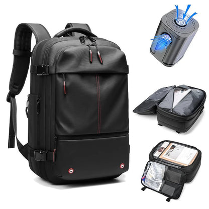 Men’s Travel & Business Backpack – 17” Laptop, Large Capacity School, Expanded Hiking & Vacuum Compression Bag - RELUX.STORE