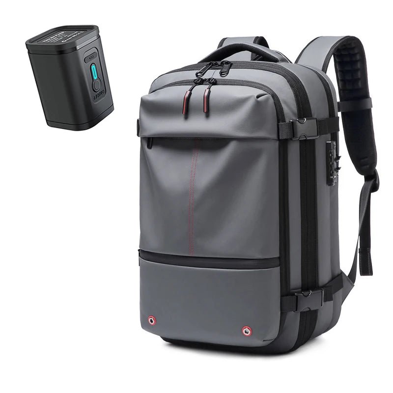 Men’s Travel & Business Backpack – 17” Laptop, Large Capacity School, Expanded Hiking & Vacuum Compression Bag - RELUX.STORE