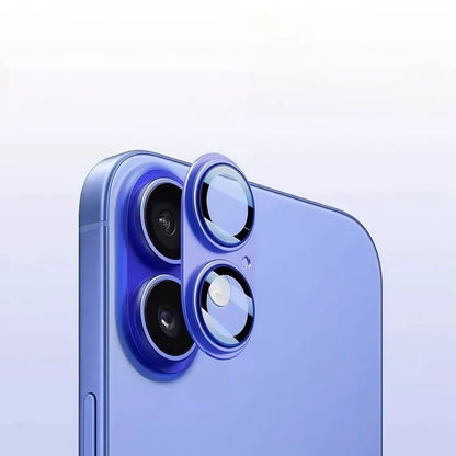 Metal Camera Glass Protector for iPhone 16 Plus – Alloy Ring Back Cover for iPhone 16+ Camera Lens Accessories - RELUX.STORE