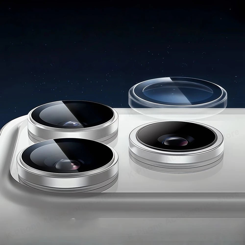 📱 Metal Glass Camera Lens Protector for iPhone 17 Pro / 17 Pro Max – Tempered Glass & Metal Ring Lens Cover ✨ - RELUX.STORE
