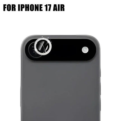 "Metal Glitter Bling Camera Lens Protector for iPhone 17 Pro Max / 17 Air / 16 – HD Glass Protective Cap & Ring for iPhone 15/16/17 Series" ✨📱 - RELUX.STORE