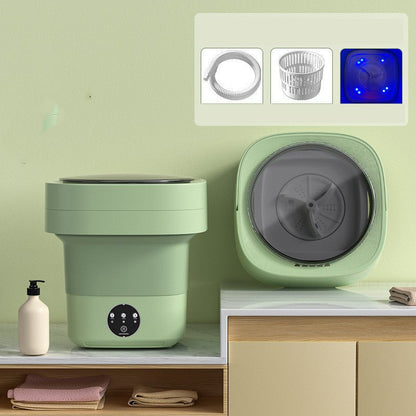 Mini Foldable Washing Machine Portable Mini Socks Underwear Panties Washing Machine Big Capacity 3 Models With Spinning Dry Gadgets - RELUX.STORE